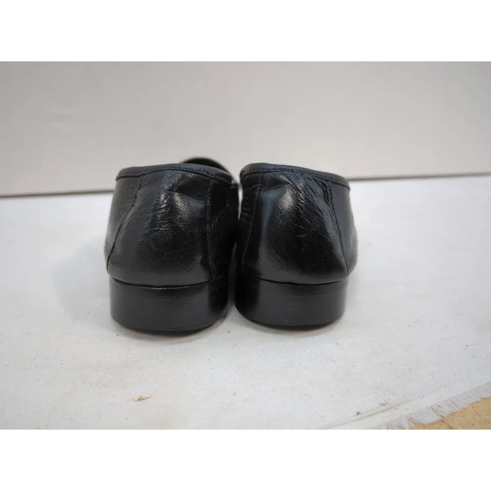 Dimitri Mens Black Leather Tassel Loafers Dress Shoes Size 10 D Made In Italy